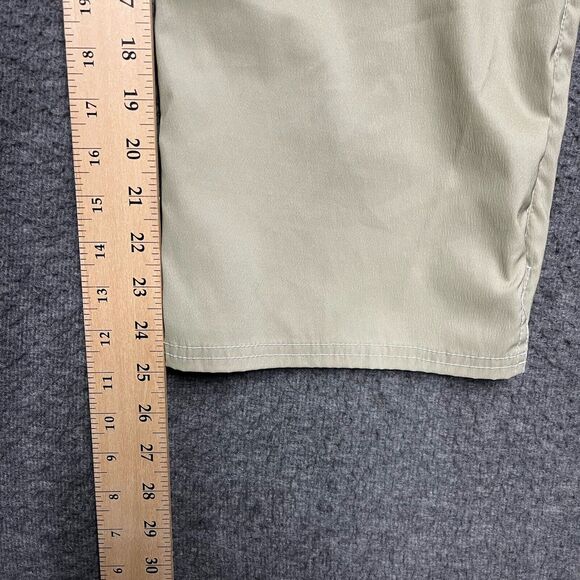 Roxy Quiksilver Nylon Pants Women's Size 11 Khaki Beige Stretch - Picture 6 of 6